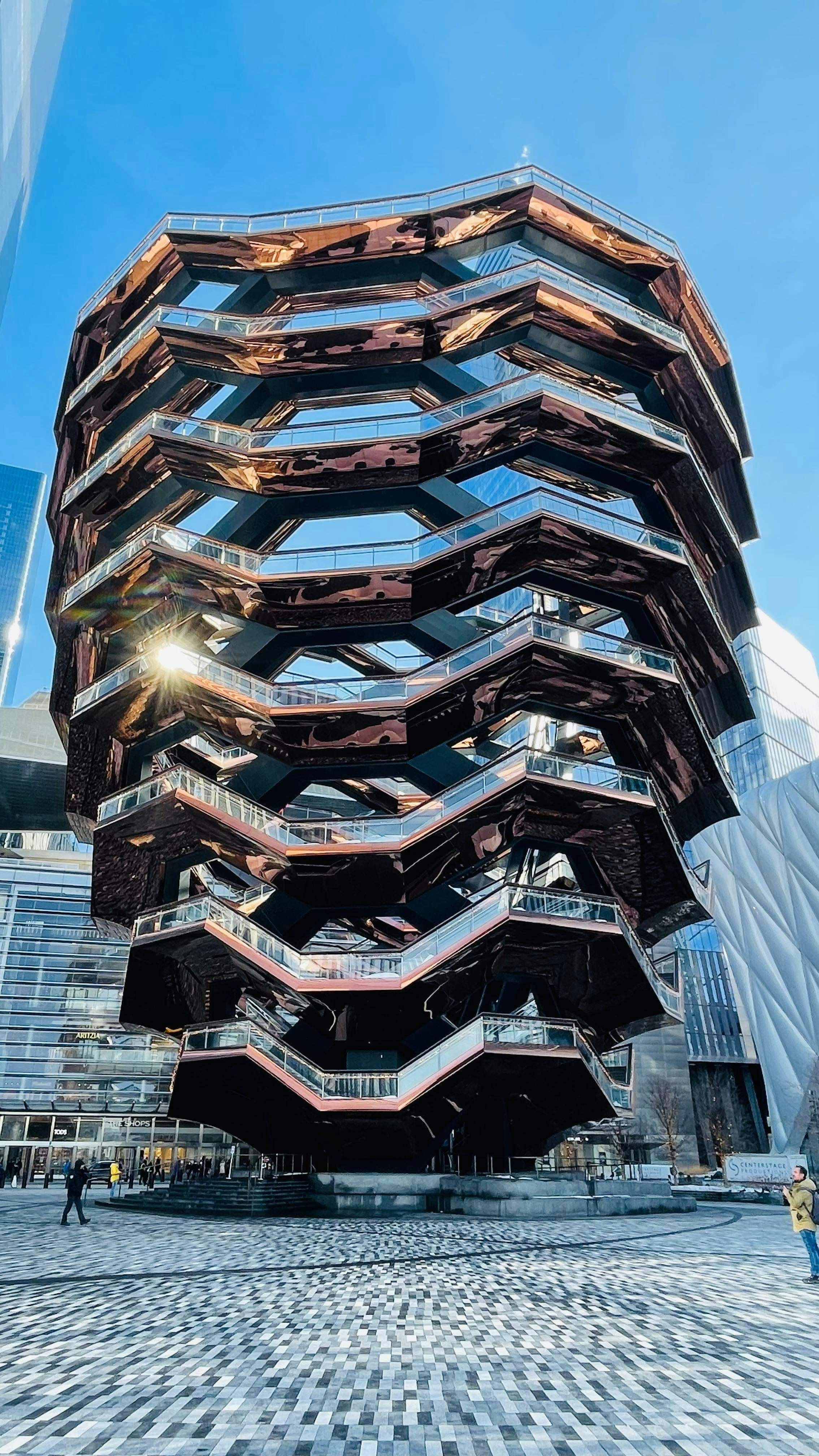 a building with a large staircase