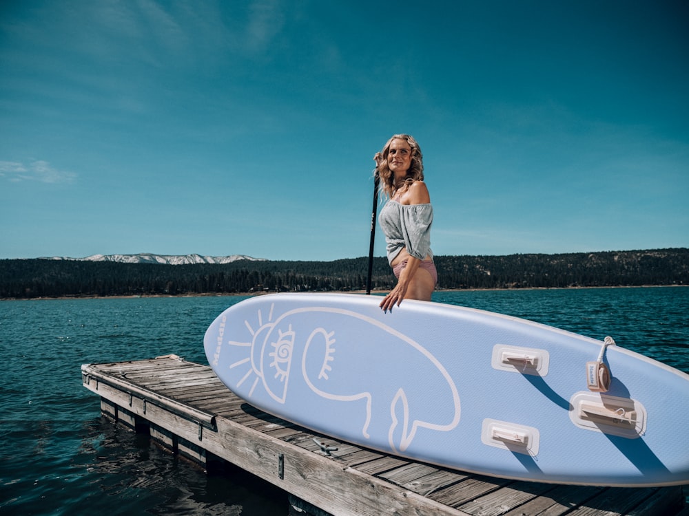 a person standing on a boat