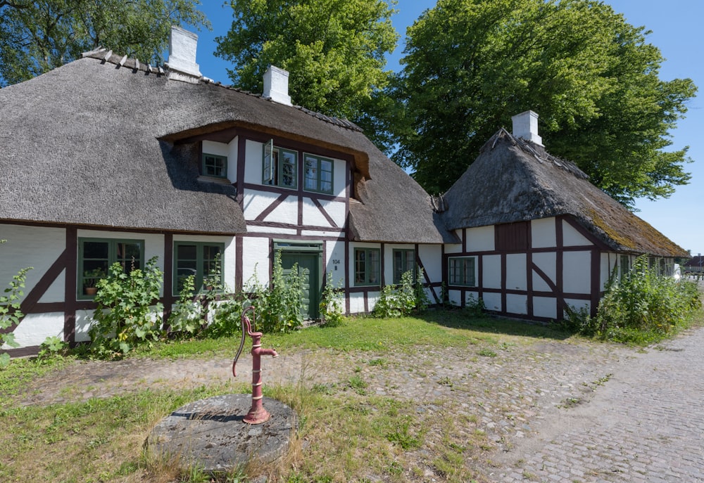 a house with a grass yard