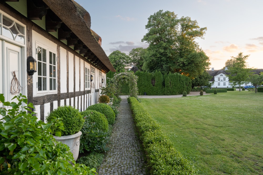 a path leading to a house