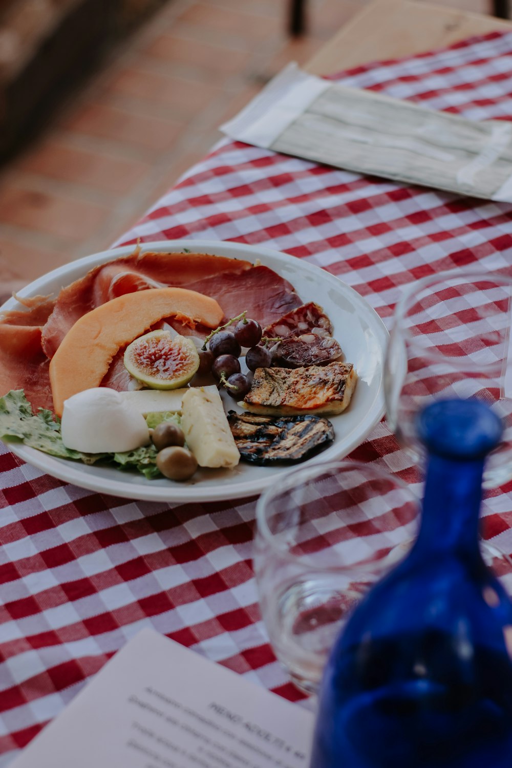 a plate of food