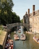 Cambridge: The Mathematical Bridge and Punts - Peter English Teacher studied here