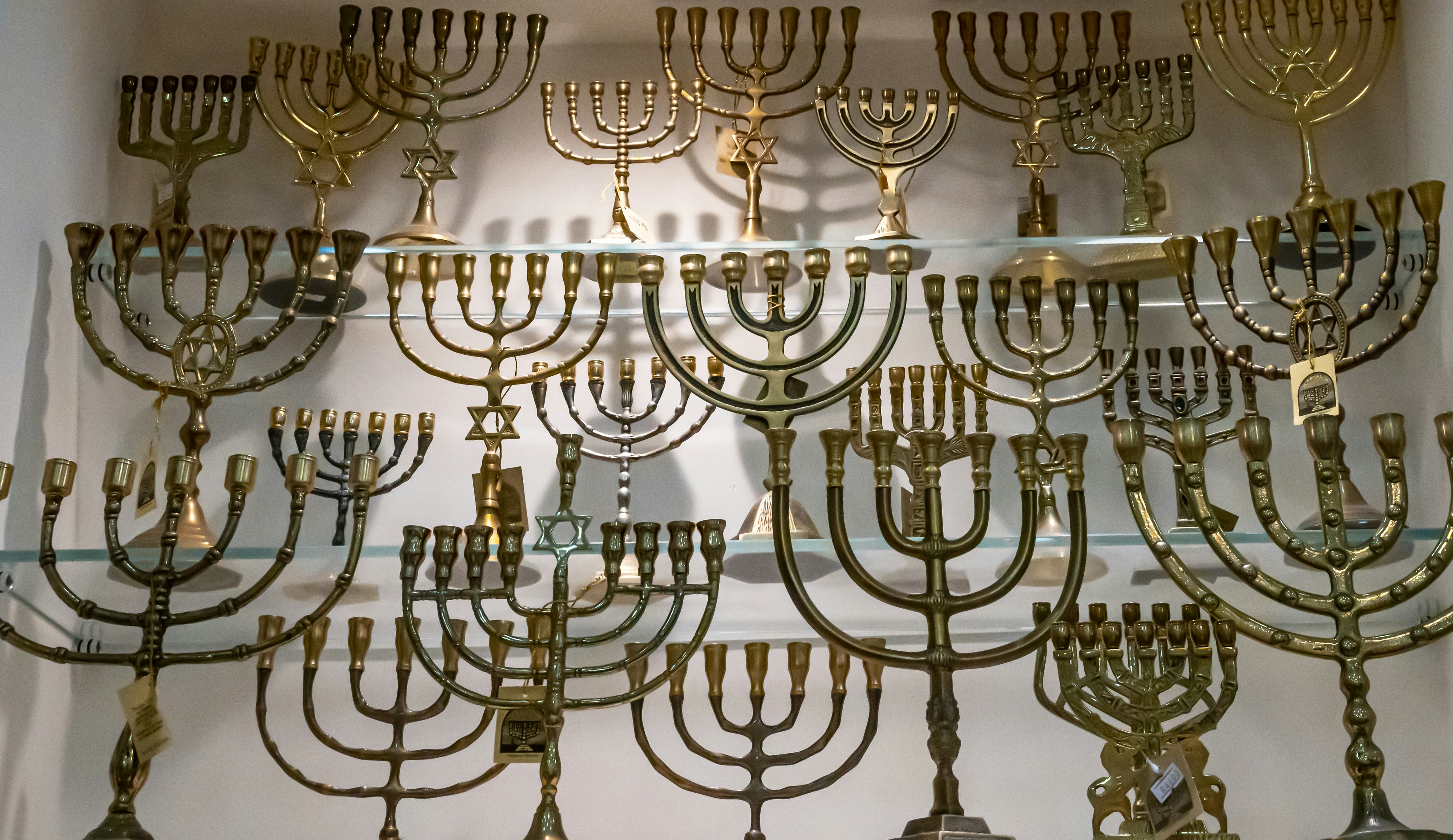 Israeli Judaica display