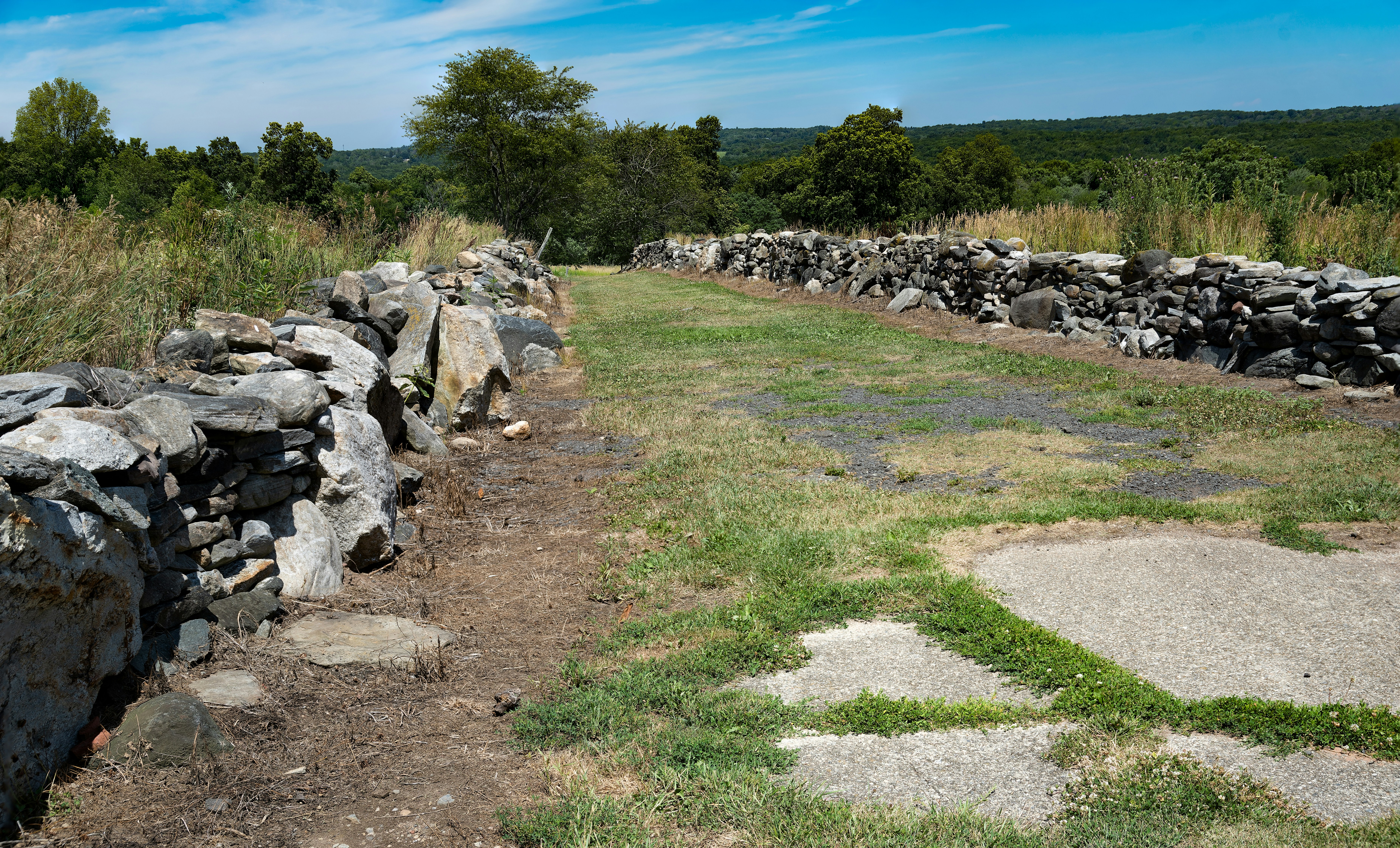 A rocky path with trees in the background photo – Free Bolton heritage