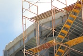 a close-up of a roller coaster