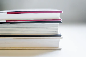 A stack of books