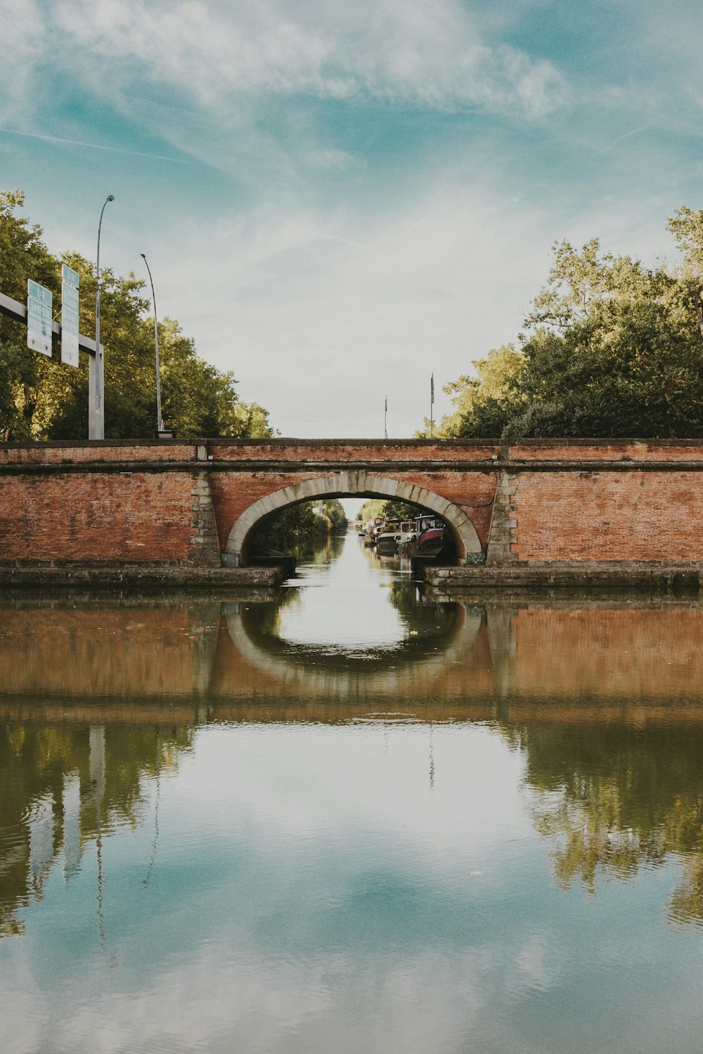 a bridge over a body of water