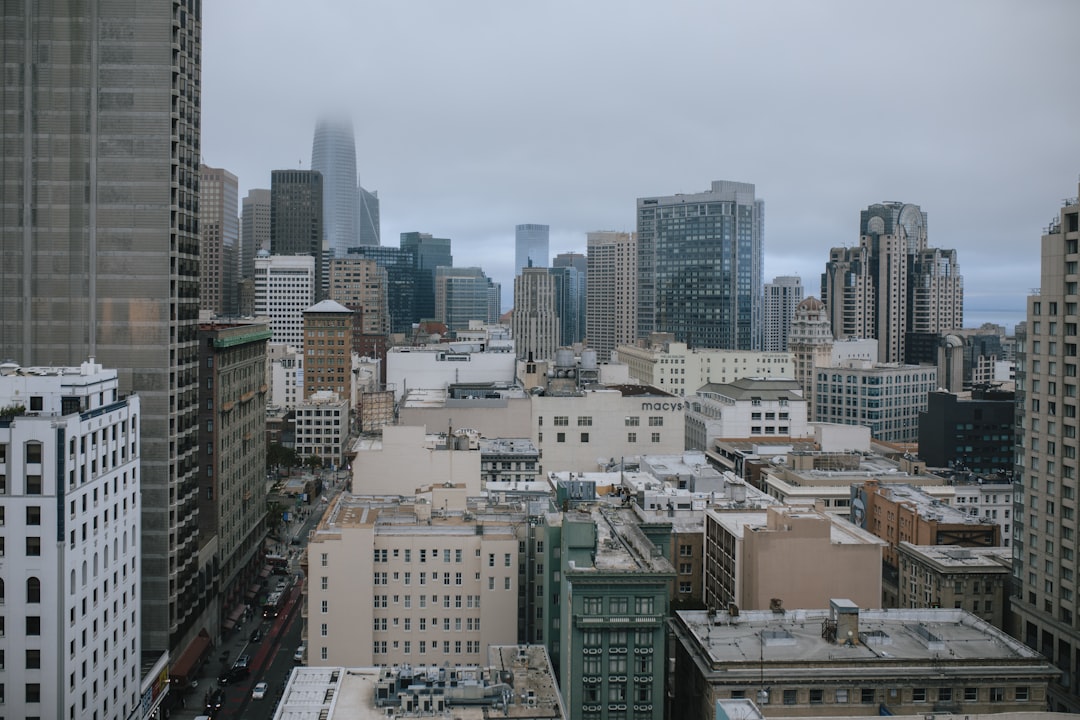 a city with many buildings,