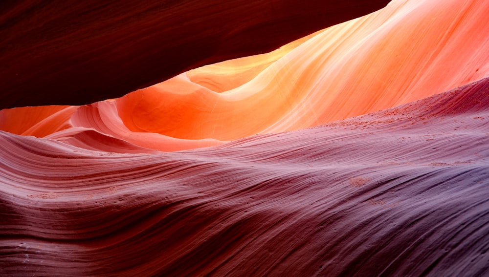 a close-up of a canyon