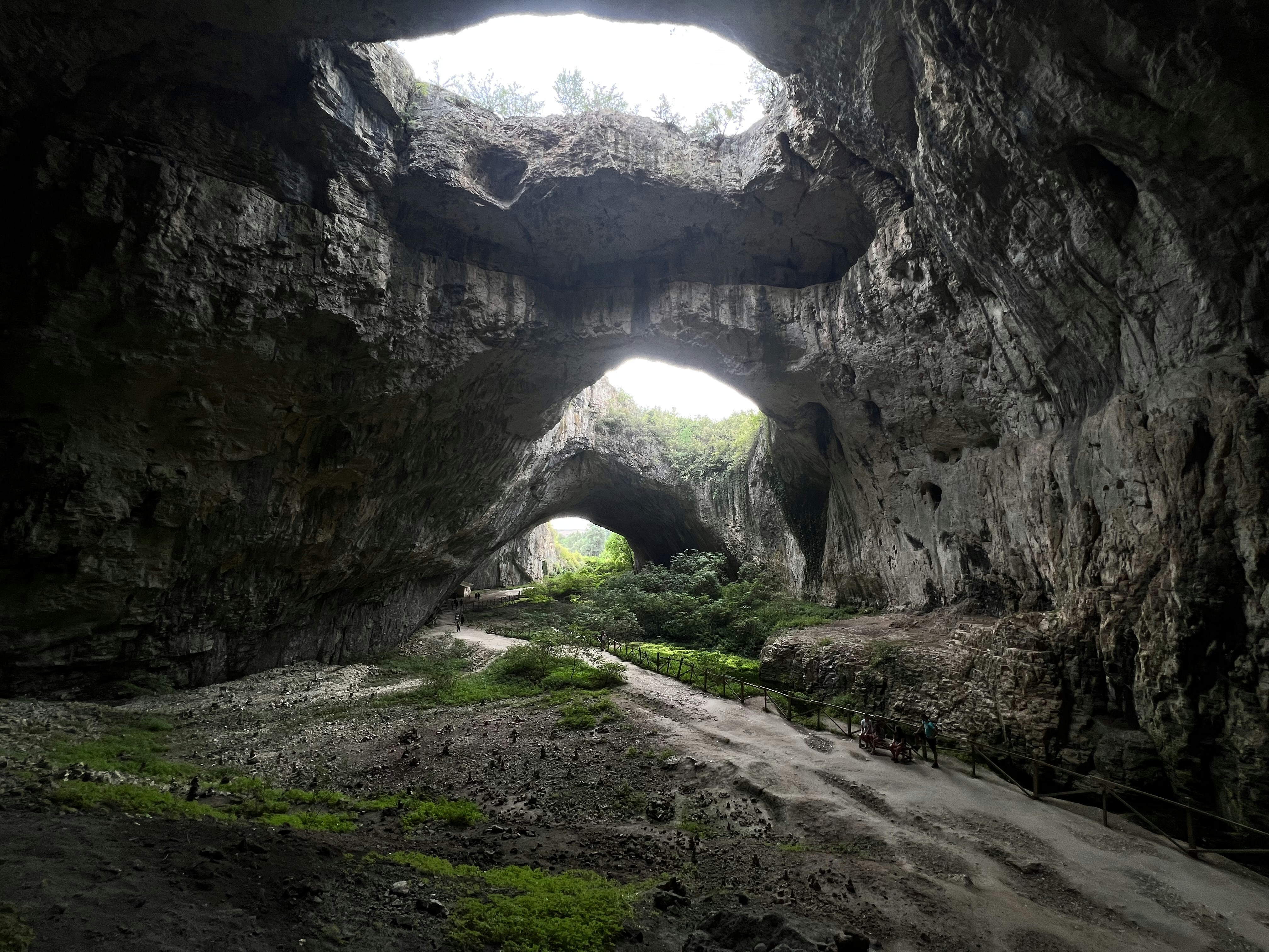 a stone tunnel in a mountain
