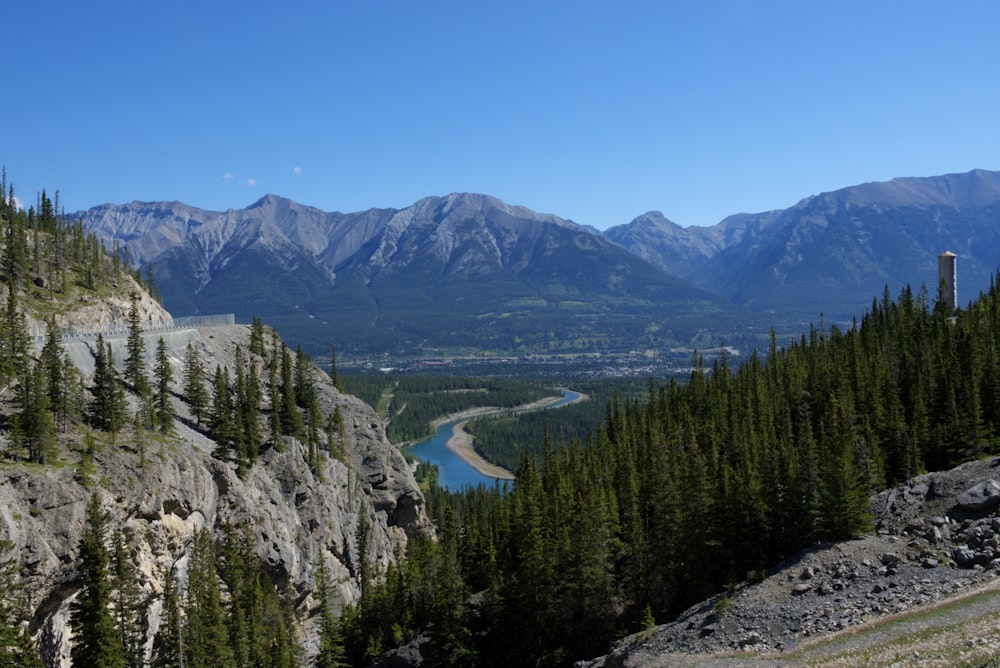 a river running through a valley