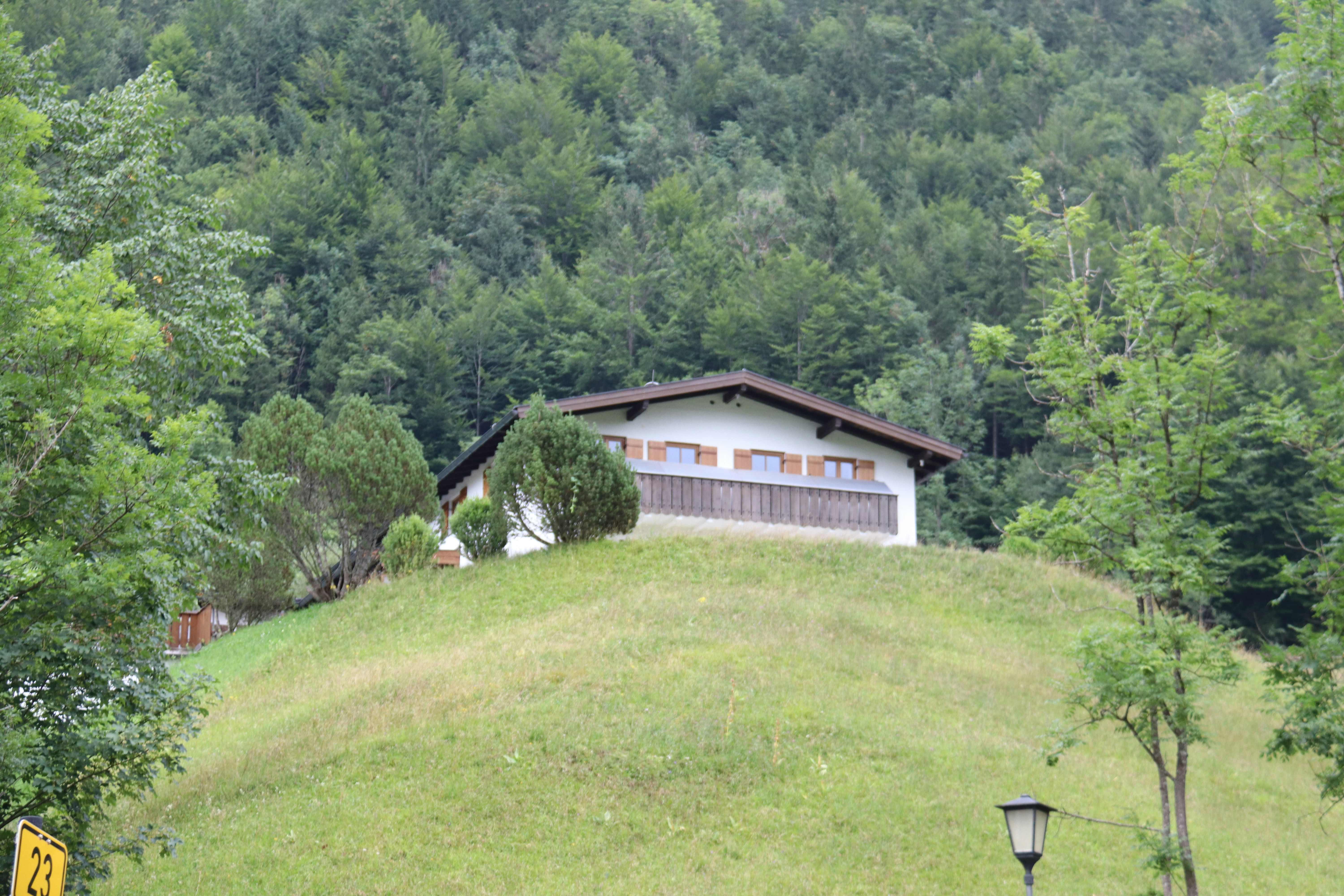 a house in the middle of a forest