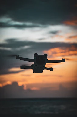 a helicopter flying in the sky