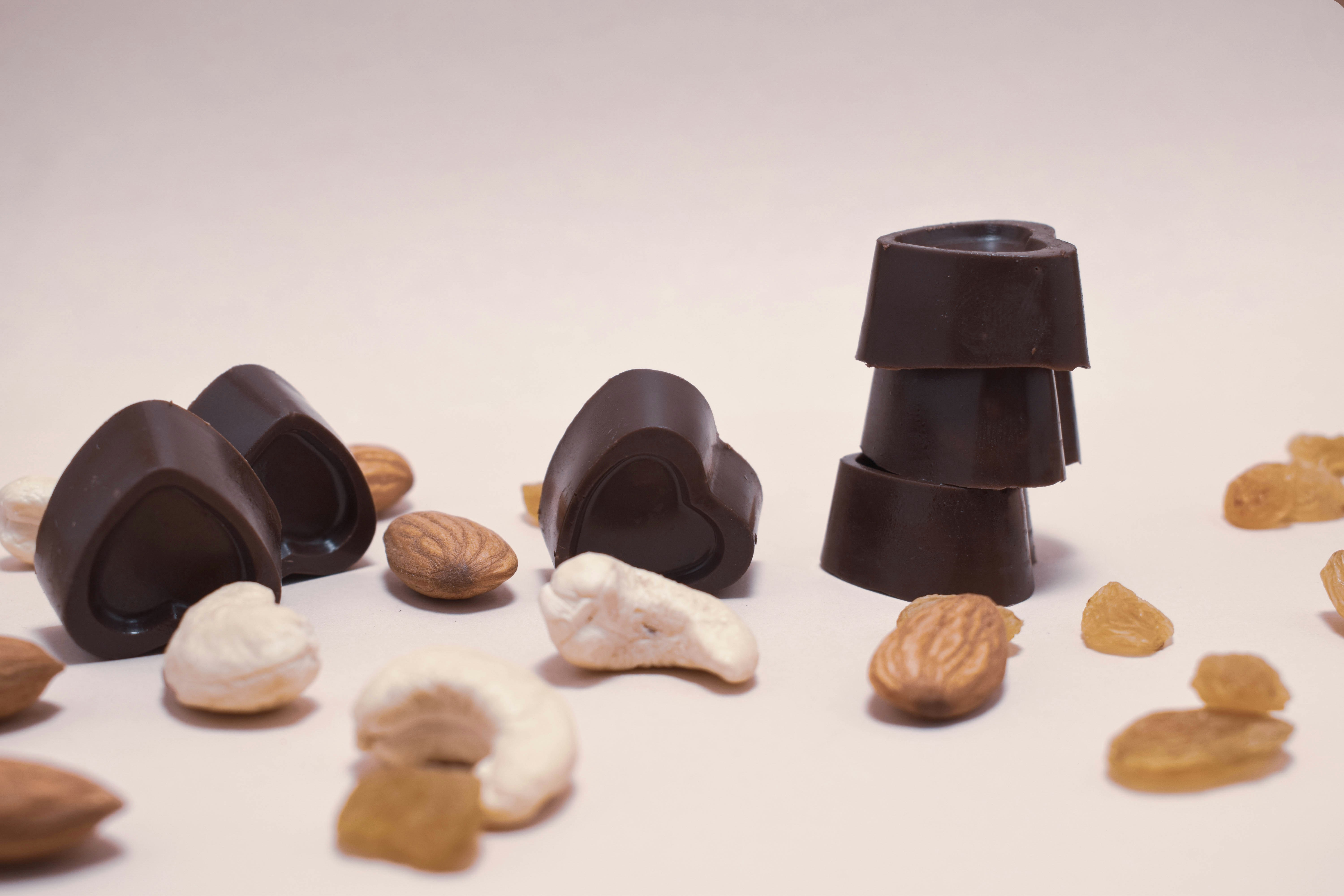 a group of chocolates