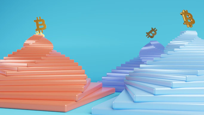 A sleek, glowing purple and gold crypto-themed contact form with bitcoin and chart visuals in the background.