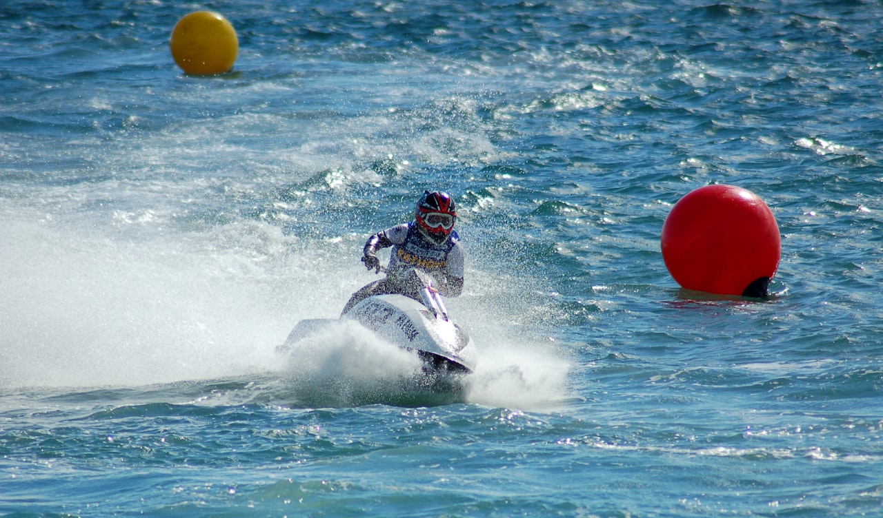 Jet Skiing Fun: Speeding Through the Emerald Coast Waters