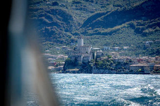 a town on the edge of a cliff