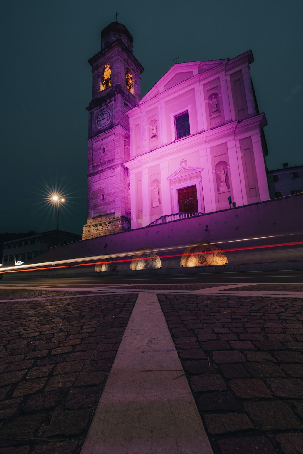 a building with a clock tower