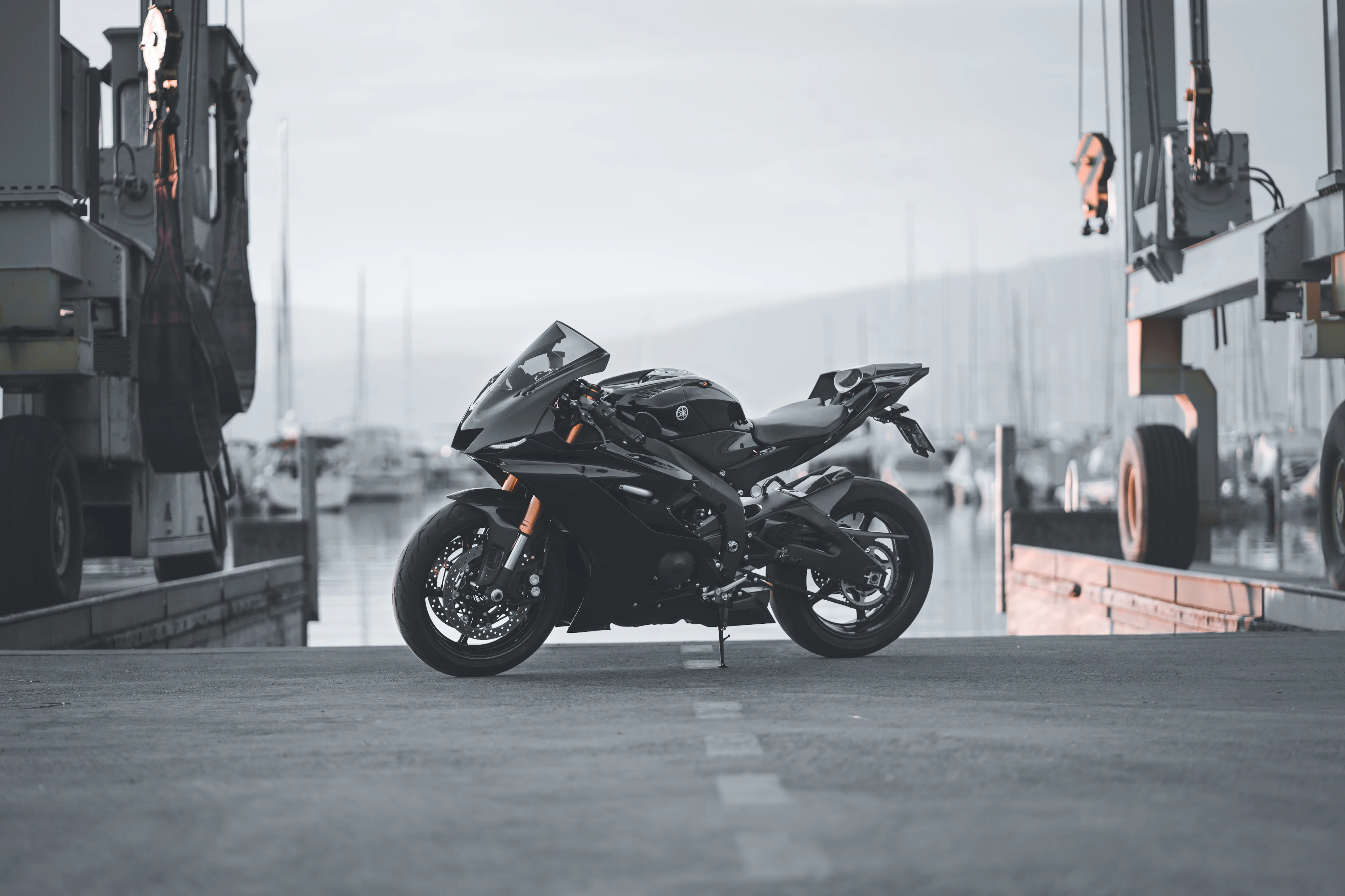 Motorradplatz in der Länggasse, Bern