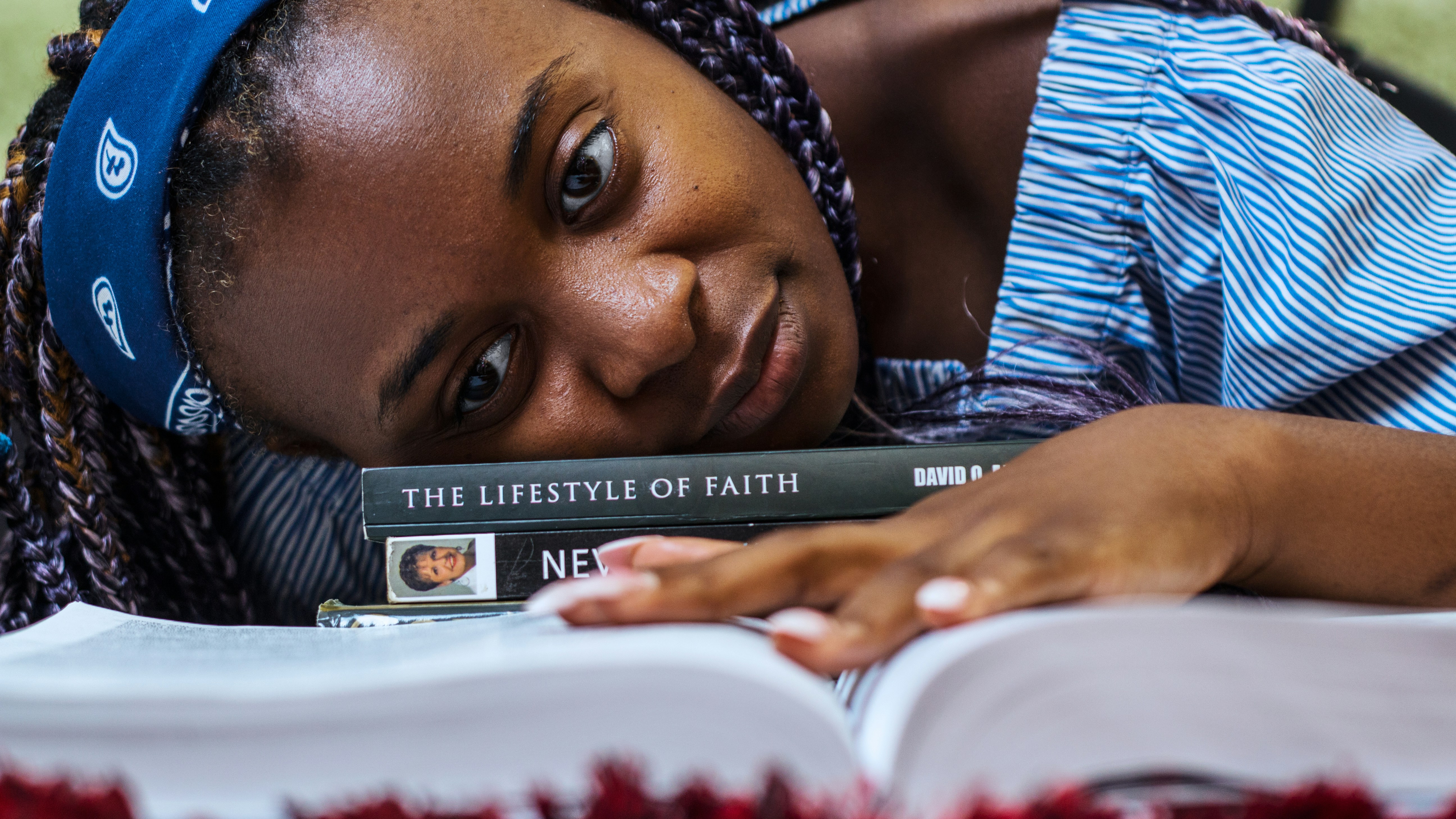 a person lying on the ground