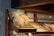 a loaf of bread on a rack