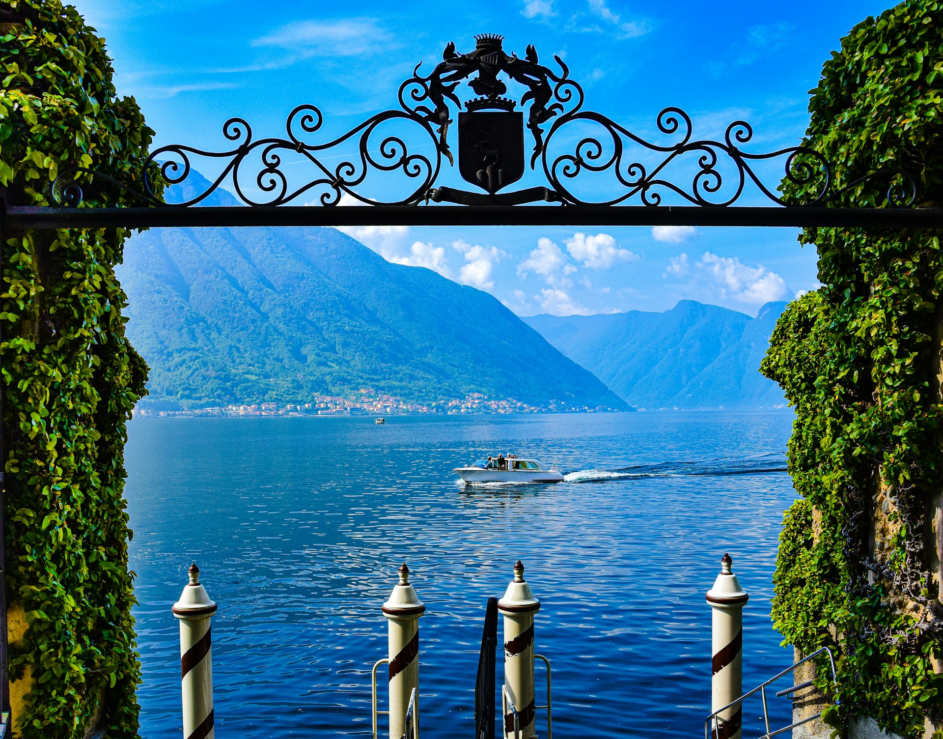 a bridge over a body of water