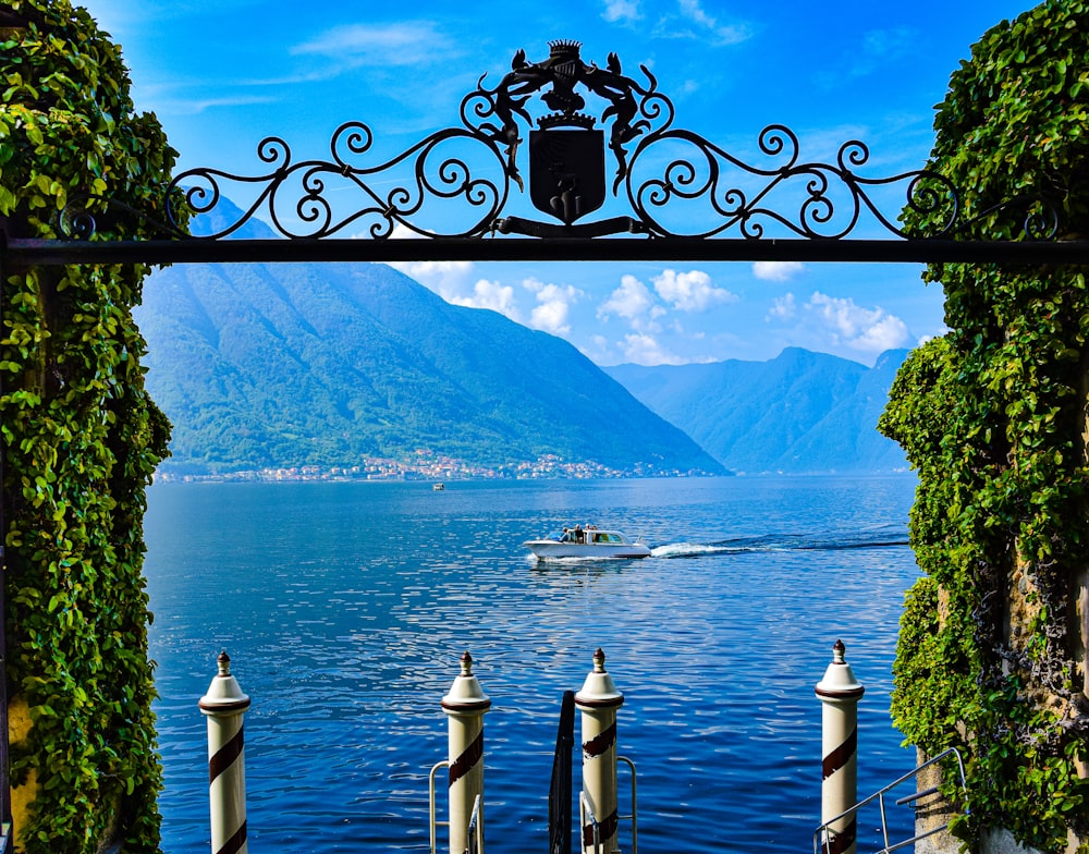 a bridge over a body of water