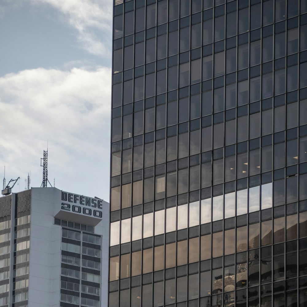 a building with glass windows