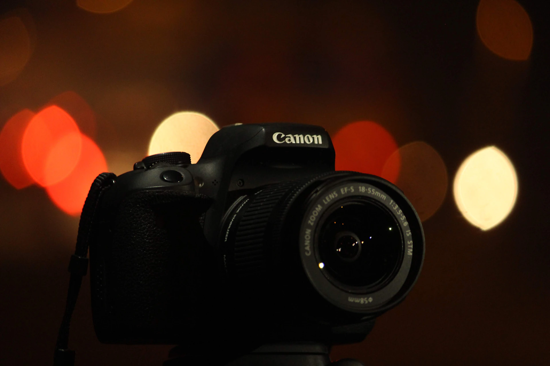 a camera with a lens