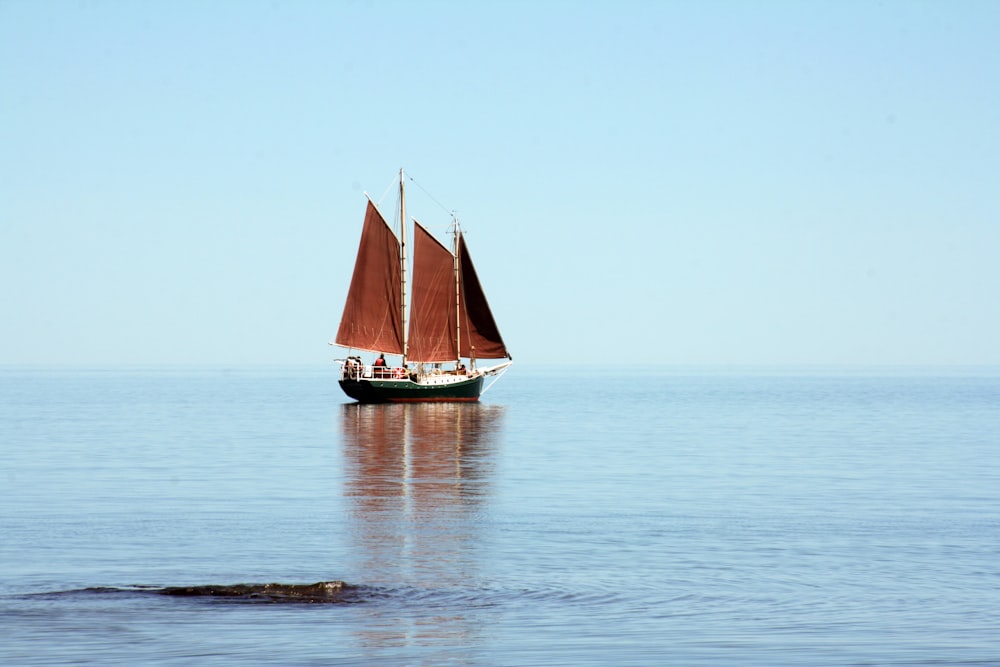 a boat sailing on the water