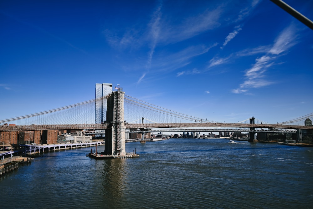 a bridge over a body of water