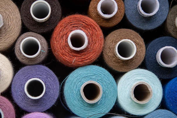 Sewing thread supplier India spun polyester corespun filament threads wholesaler Spun Threads India