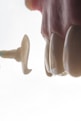 a close-up of a finger pointing at a finger