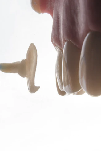 a close-up of a finger pointing at a finger