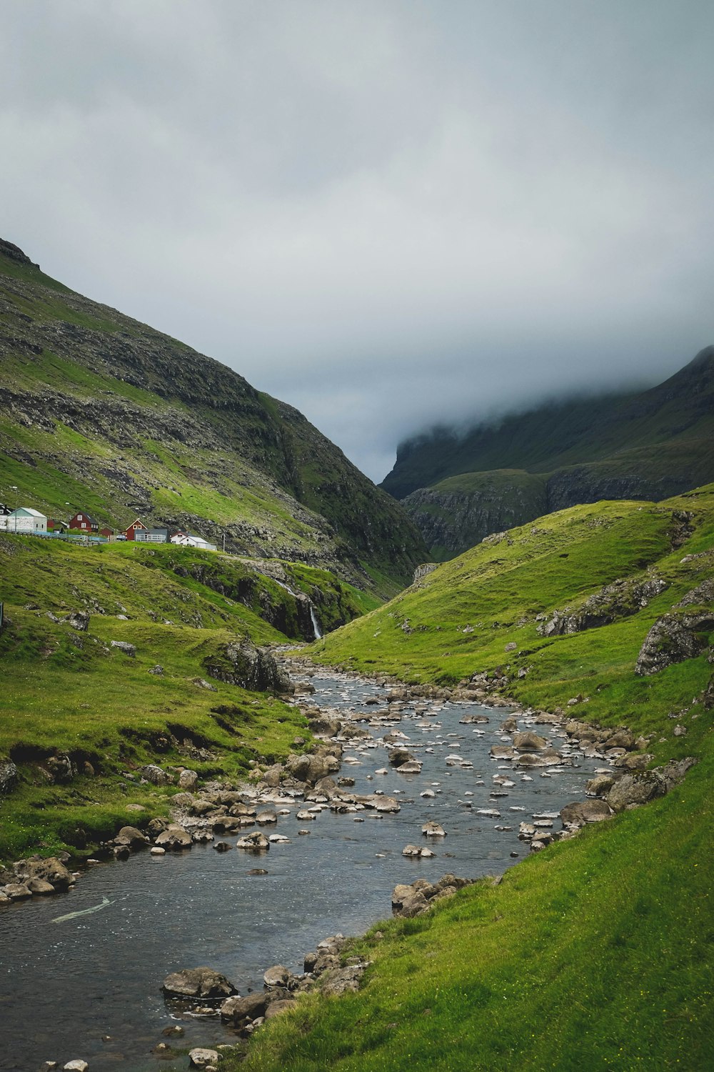 a river running through a valley