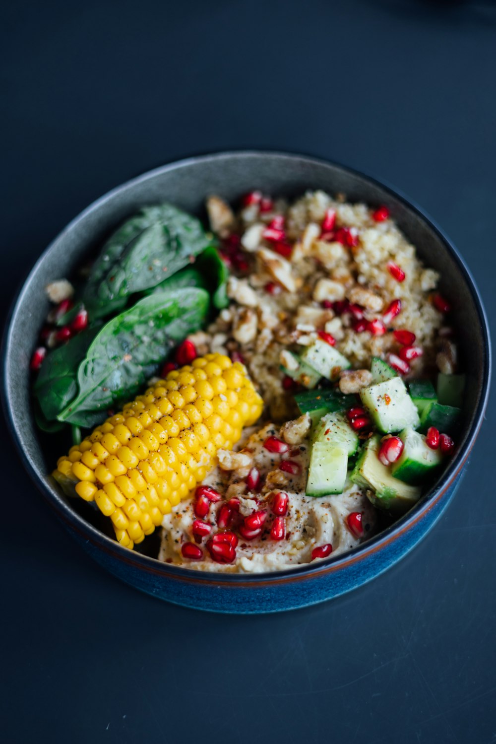 a bowl of food