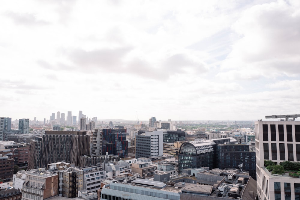 a city with many buildings