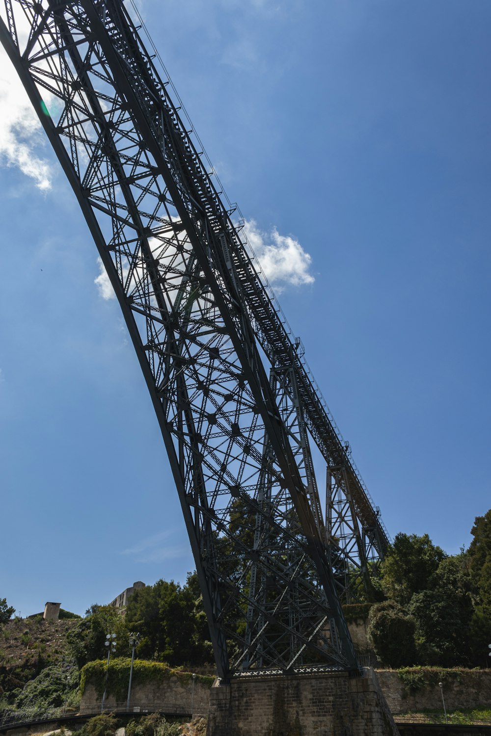 a tall metal tower