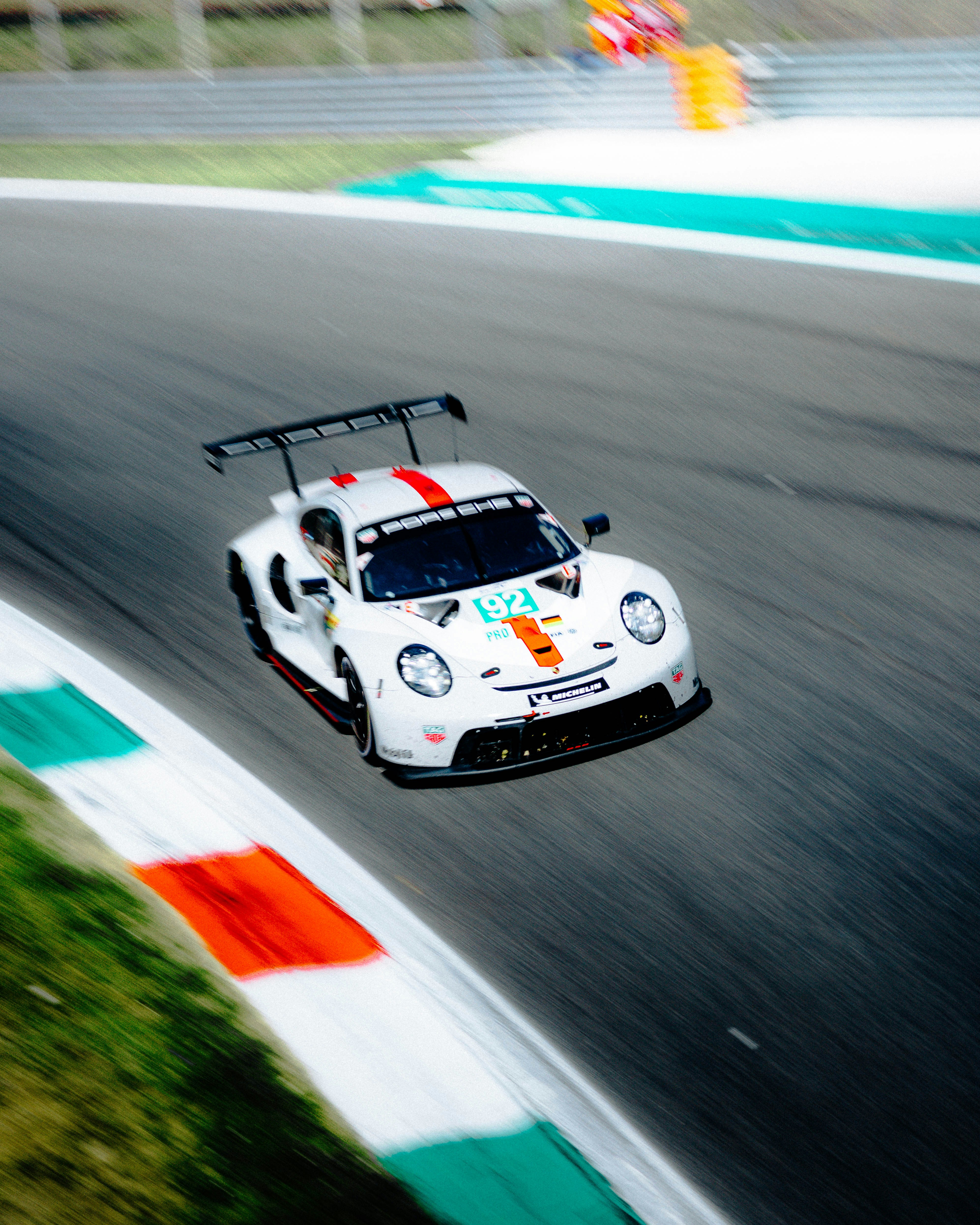 a race car on a track