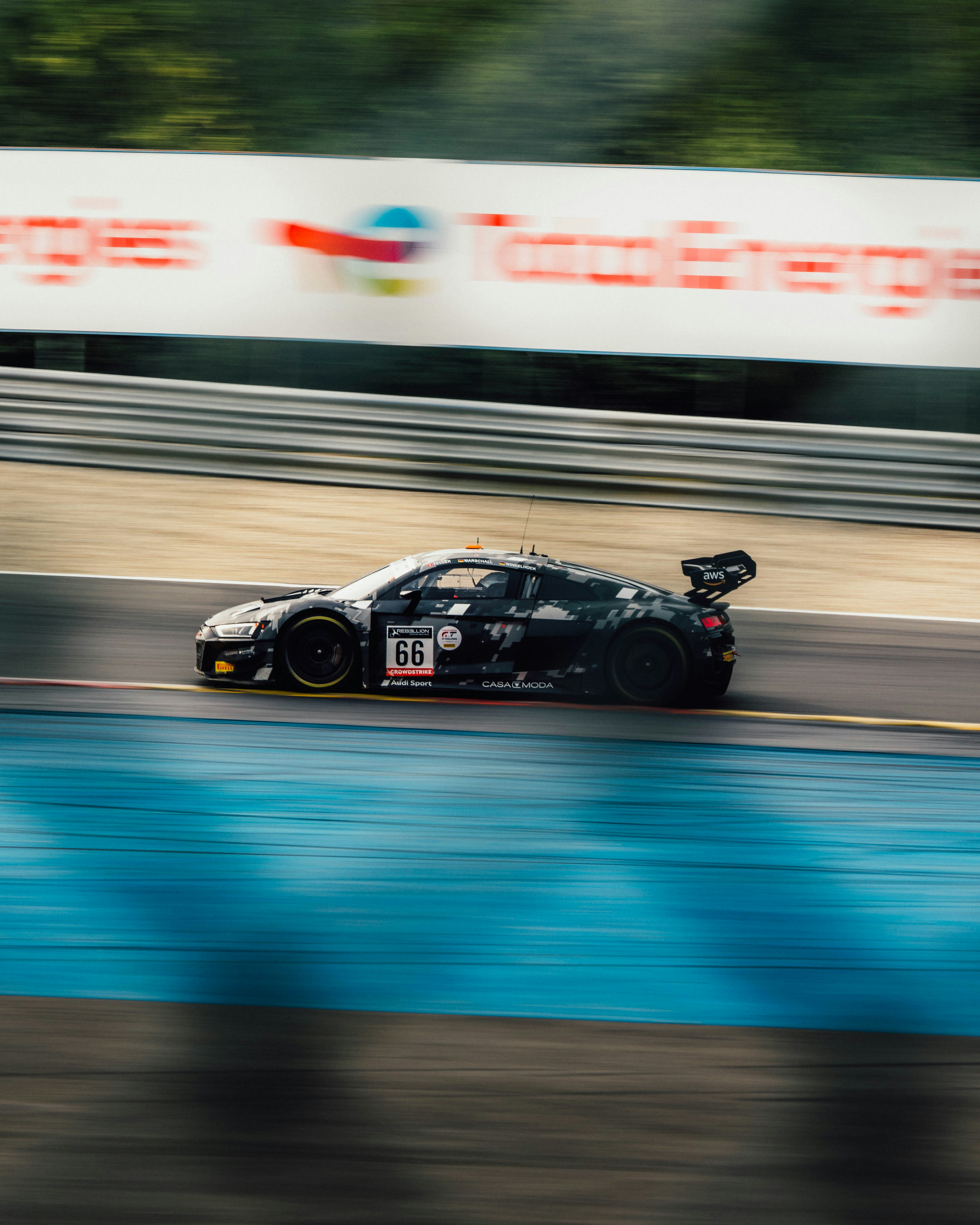 a race car on a track