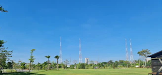 A large 500 sq. yd. plot with open green parks visible in the background.