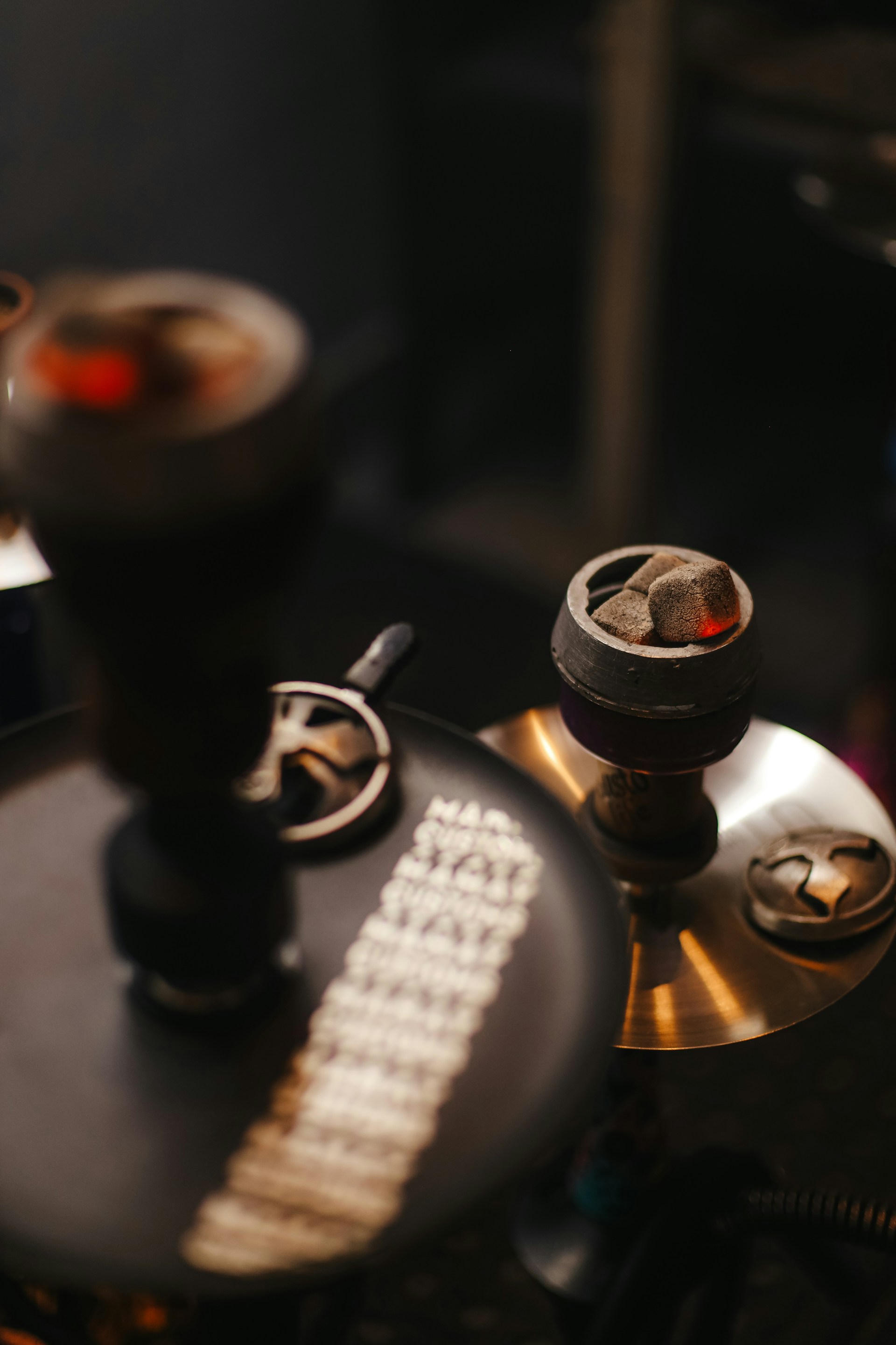 a close-up of a chess board
