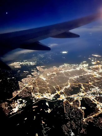 a city seen from above