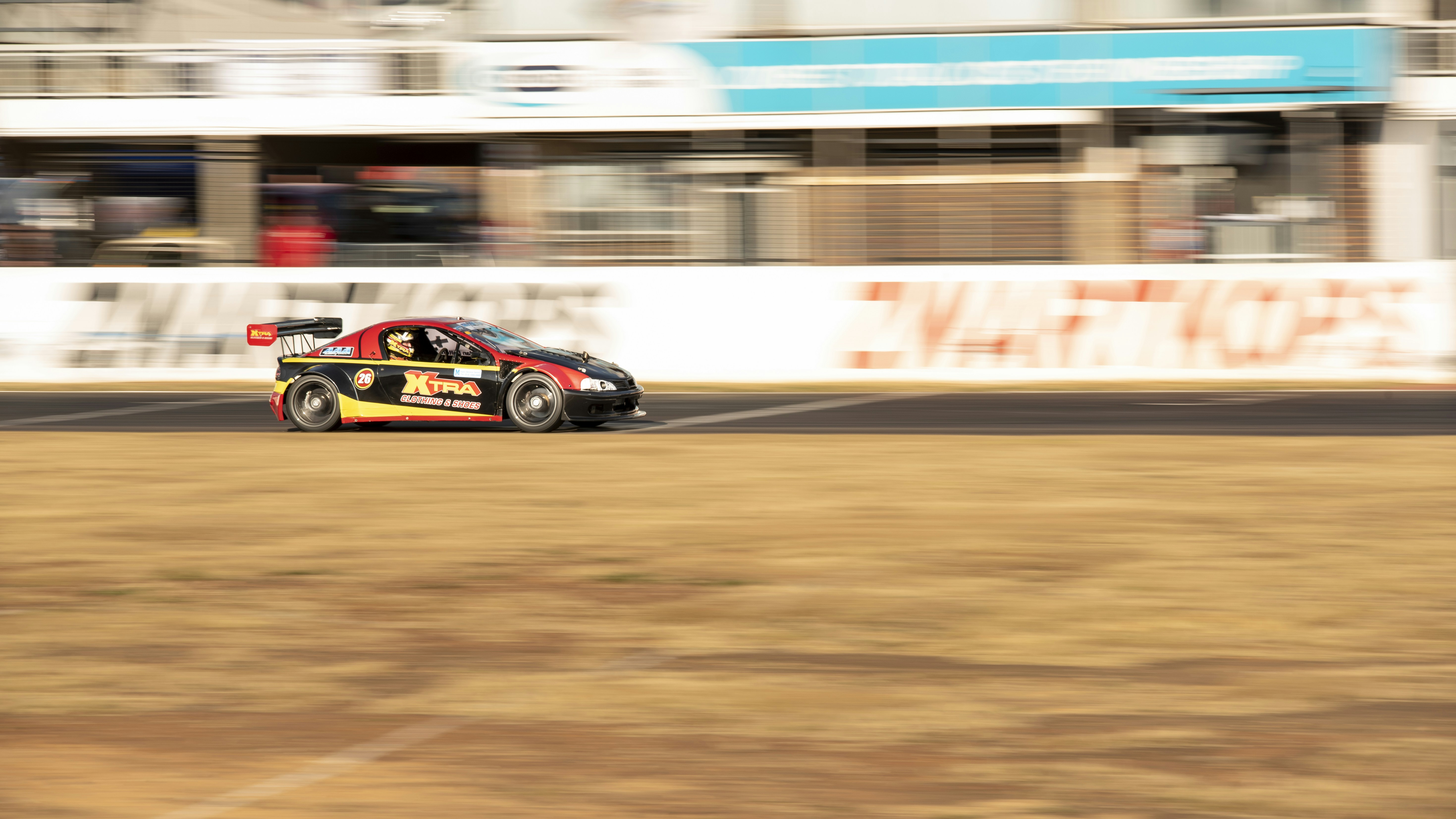 a race car on a track