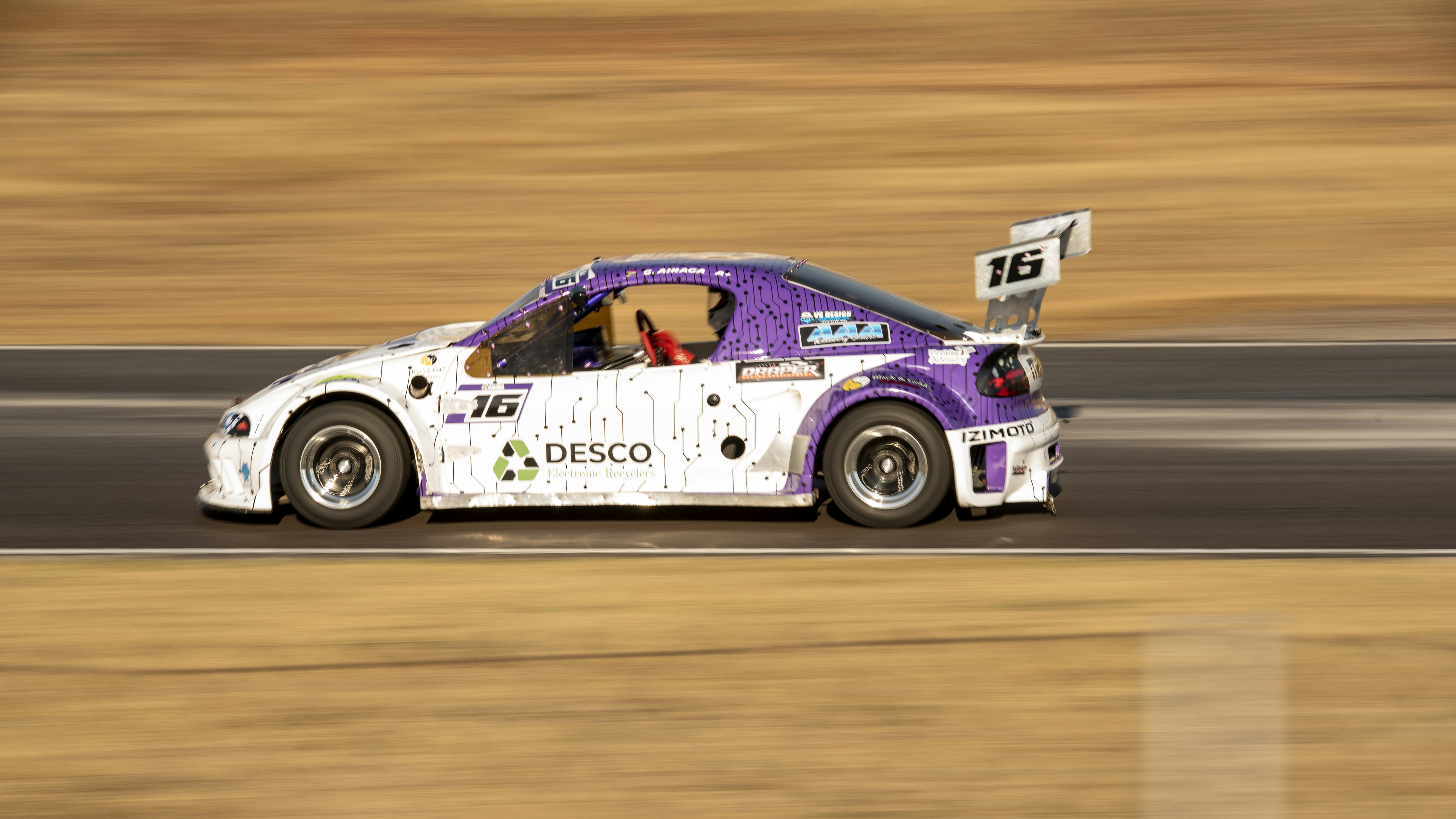 a race car on a track