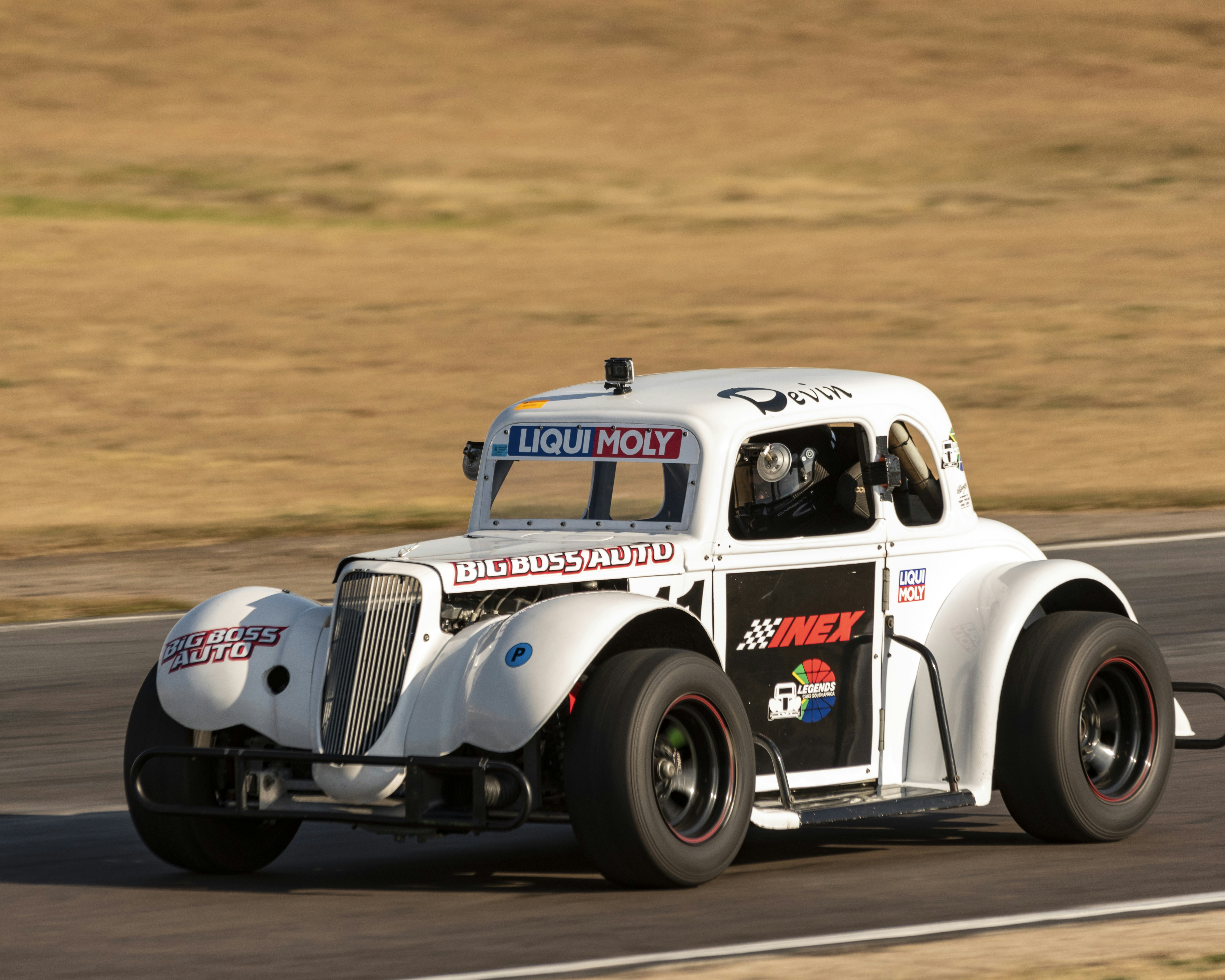 a race car on a track