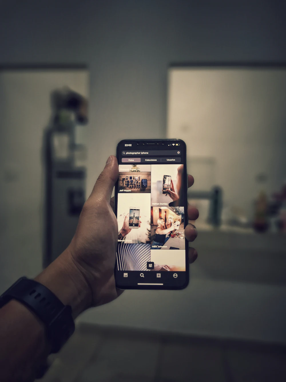 CCTV live view on a phone