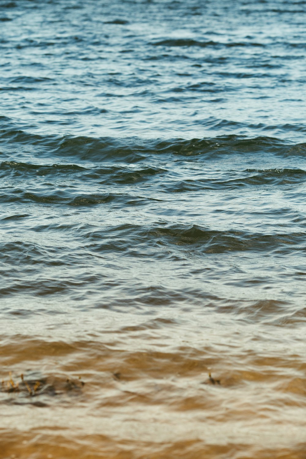 waves on a beach