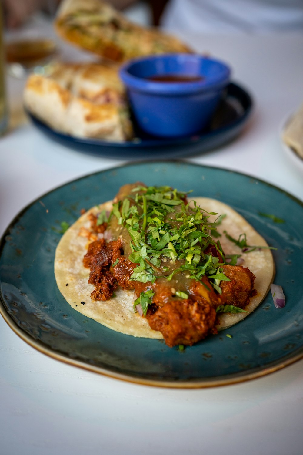 a plate of food