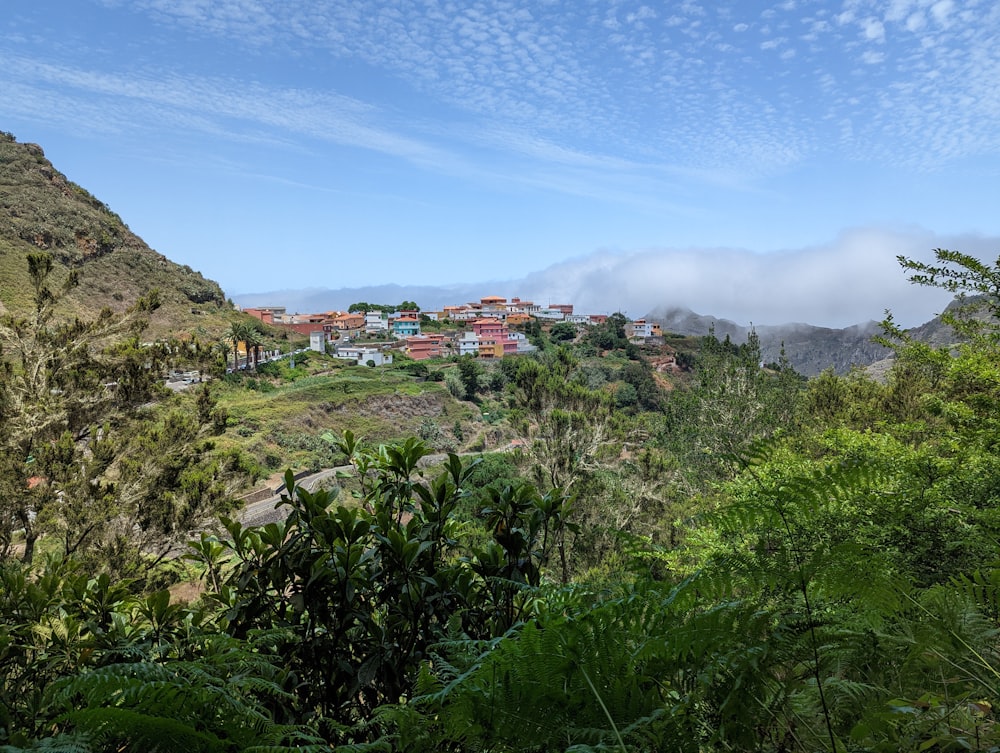 a town in the mountains